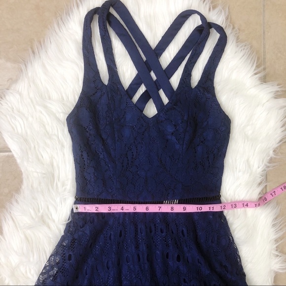 New Francesca’s Elsie Lace Fit and Flare dress - Picture 6 of 8